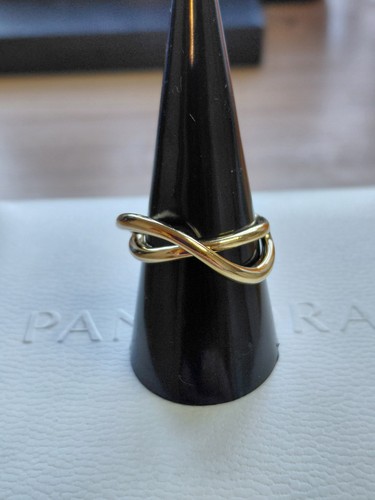Pandora preloved 14k gold - pandora,