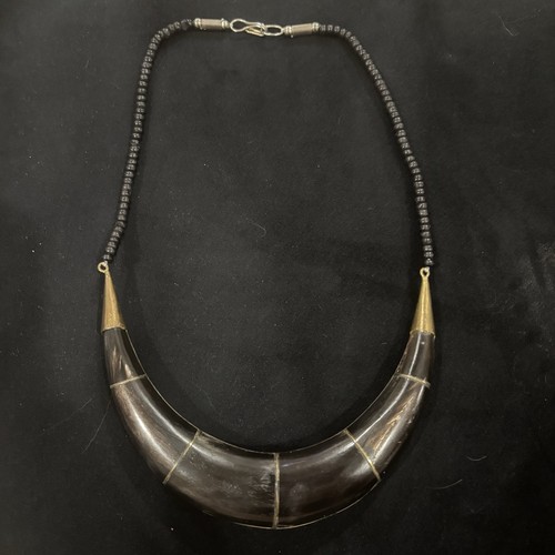 Water buffalo horn crescent - water,