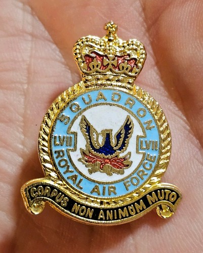 Vintage raf squadron enamel - vintage,