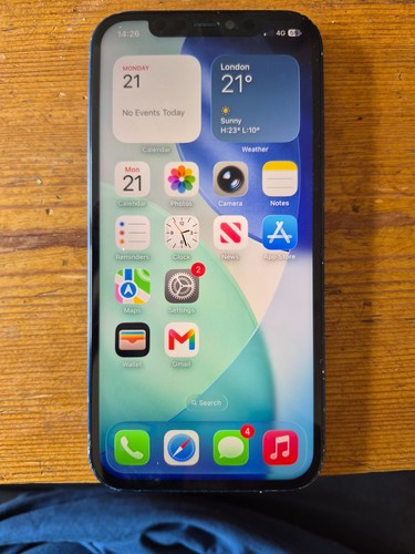 Apple iphone 64gb blue - iphone,