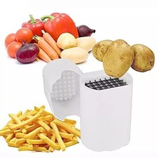 Easy Chip Cutter Potato Chipper Vegetable Chopper For Perfect French Fries Fry