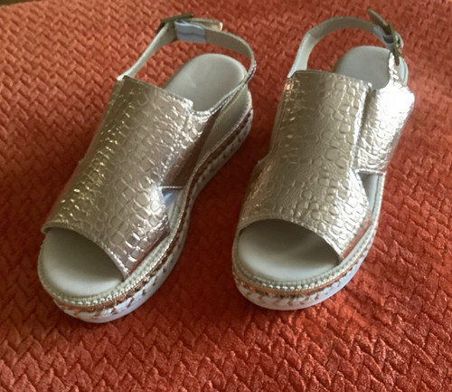 Women gold croc pattern - women's,