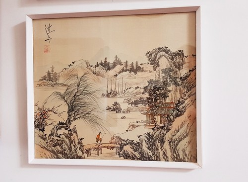 Vintage chinese painting - vintage,