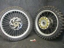 Yamaha YZ125 YZ250 2002-2007 Used Motocross Silver 53.3cm19" Wheelset