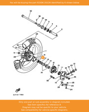 YAMAHA Bearing, 93306-20226