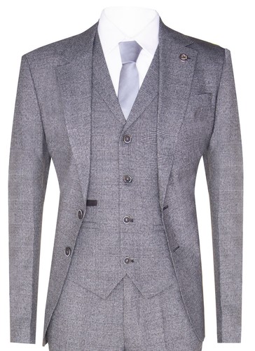 Mens grey piece suit prince - mens,