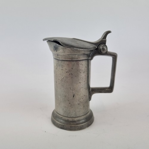 Antique french pewter - antique, lidded