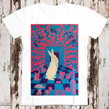 Feed Your Head White Rabbit Alice In Wonderland Cool Gift Top Tee T Shirt 8735