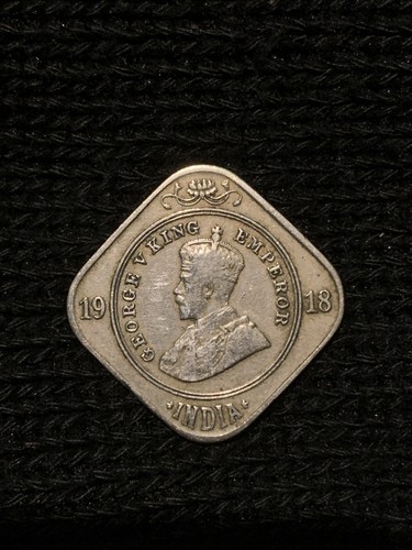 1918 indian coin - 1918,