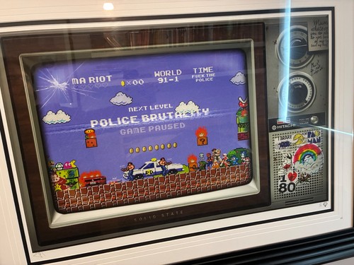 Adams signed art game - jj,