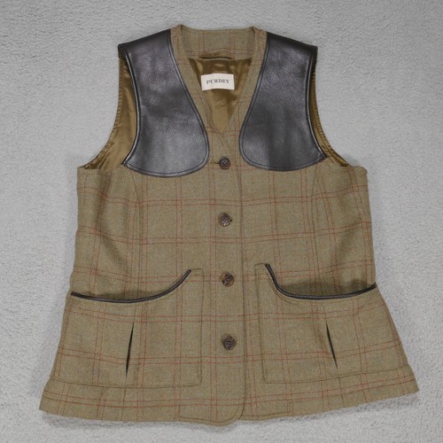 Purdey tweed gilet - gilet, us14