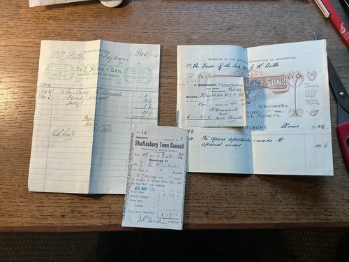 Shaftesbury dorset invoices - shaftesbury,