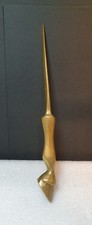 Vintage Brass Horse Hoof Letter Opener - Horse Shoe / Equine