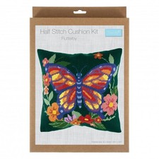 Trimits Tapestry Kit Cushion Flutterby