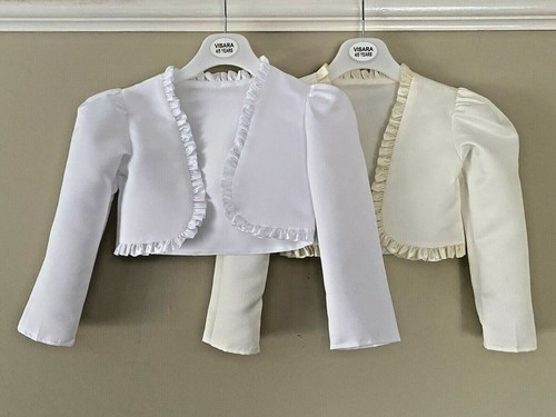 Baby girls satin bolero white - girls,