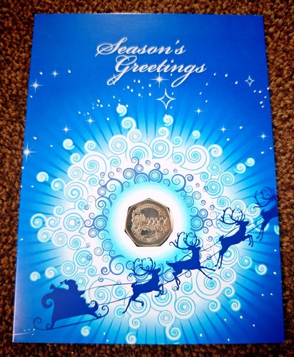 2008 gibraltar christmas 50p - 2008,