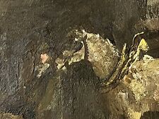 Small Equestrian oil sketch of a stable - manner of Alfred Munnings - fine art