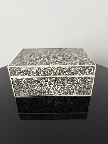 Italian shagreen box extremely - italian,
