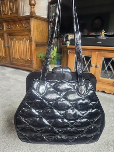 Lulu guinness black quilted - black,