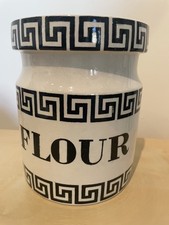 Portmeirion Greek Key Flour Storage Container