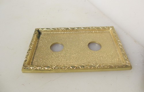 Vintage brass light switch - brass,