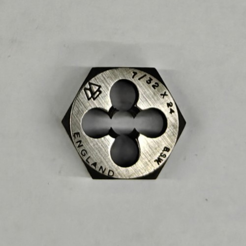 Bsw hex die 0 71 - 7/32"-24,