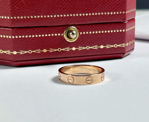 Cartier love ring - cartier, rose