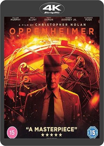 Oppenheimer blu ray - 4k, (2023)