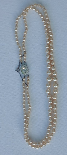 Lotus simulated pearls - pearls, with
