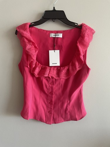 Guizio paloma lace top - guizio, fatale