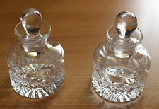 Two unbranded vintage crystal