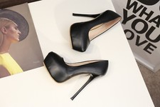 Men's Stiletto Pumps Platform