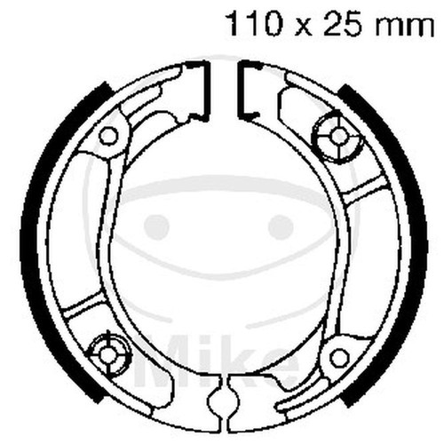 Brake pads ebc - pads, 732.68.87