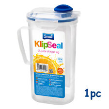 Plastic Juice Jug Drinks Fridge Pitcher Clear Twist Seal Cap Lid Lock Lock Milk