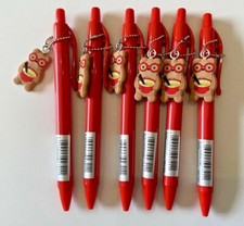 Paperchase BDT ED Charm Ballpoint Mechanical Red Pen Black Ink Back 2 School x 6