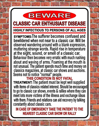 Beware classic car enthusiast - beware,