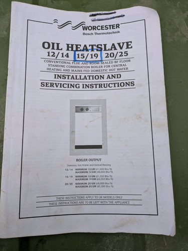 Worcester bosch oil heatslave - bosch,