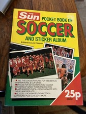 1988 The Sun Pocket Book Of Soccer And Sticker Blank Album (Excellent condition)