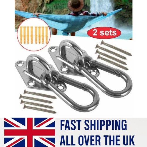 Heavy duty stainless hammock - stainless,