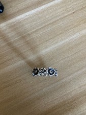 Genuine Pandora Silver Cubic zircona Daisy Flower Ring. 190122CZ. Size 50. 