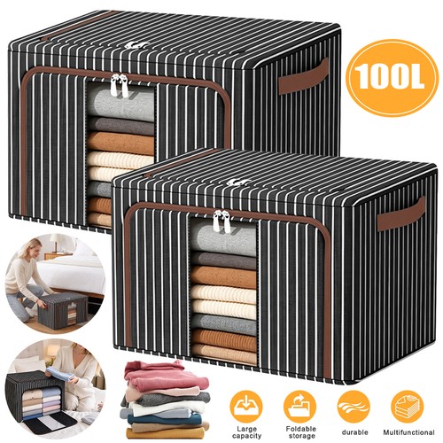100l clothes storage box - 100l,