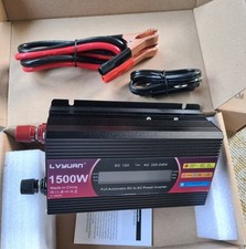 Power Inverter DC 12V to AC 240V 230V 1500w Peak 2USB Converter Camping for Car