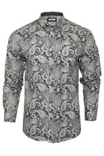 Xact Mens Paisley Shirt Slim
