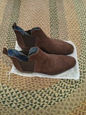 Mens Suede Chelsea Boots UK 11