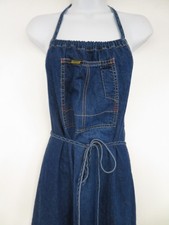 Diesel - Vintage - Denim Wrap Apron Front Dress - Maxi - 90s VTG M
