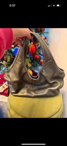 Ugg silver leather handbag - leather,