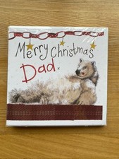 Alex Cark Christmas Card for dad