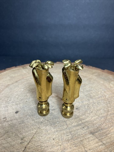 Lamp finial brass - golf, clubs