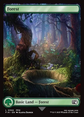 Mtg forest full art basic - ~,