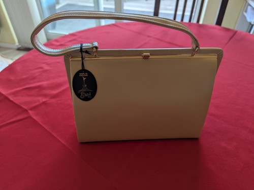 Vintage eros leather handbag - eros,